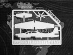 Modelo 3d de A-29 super tucano kit de tarjeta de para impresoras 3d