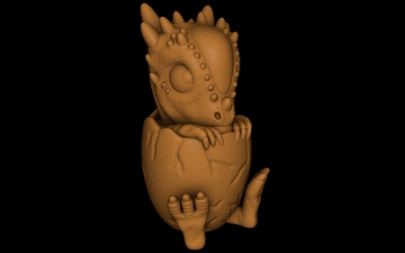Modelo 3d de El stygimoloch (fácil de impresión sin soporte) para impresoras 3d