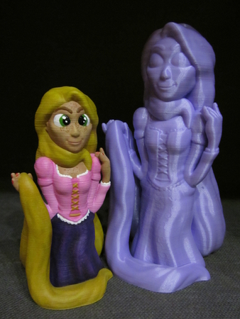 Rapunzel (Fácil de impresión sin soporte)