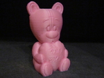  Teddy bear (easy print no support)  3d model for 3d printers