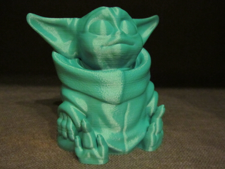 Bebé Yoda (Fácil de impresión sin soporte)