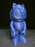 Modelo 3d de Sonic the hedgehog (fácil de impresión sin soporte) para impresoras 3d