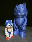 Modelo 3d de Sonic the hedgehog (fácil de impresión sin soporte) para impresoras 3d