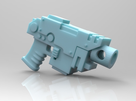 Modelo 3d de Pistola de proyectil para impresoras 3d