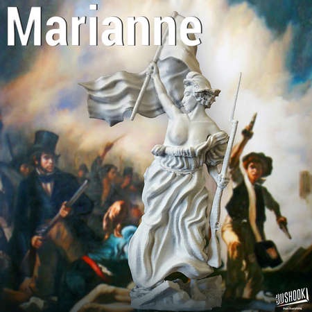  Marianne  3d model for 3d printers