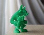  Minotaur with an ax  3d model for 3d printers