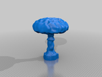  Mushroom-cloud pilzgericht  3d model for 3d printers