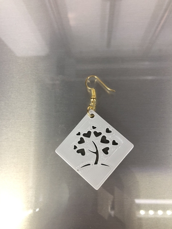 Heart tree earrings (v2)