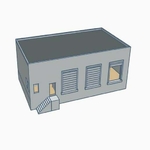  N-scale distribution center (1:160)  3d model for 3d printers