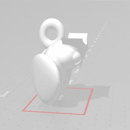  Owl key fob  3d model for 3d printers