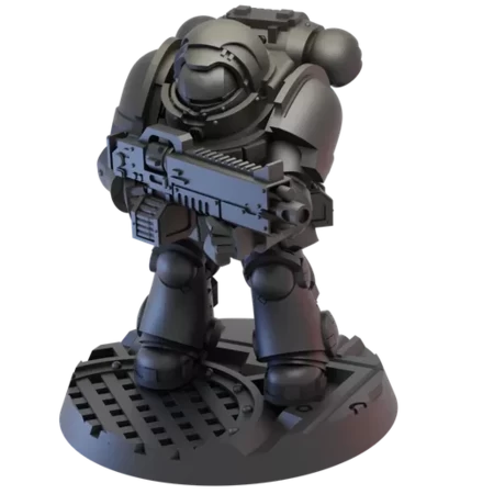 Modelo 3d de Juggernaut armadura pesada variante táctica para impresoras 3d