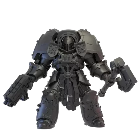  Disorderly heavy armoured space warrior  3d model for 3d printers