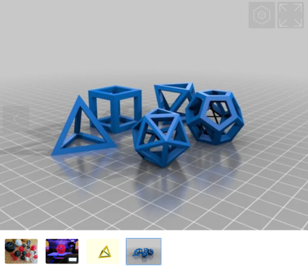 Modelo 3d de Personalizable poliedros convexos para impresoras 3d
