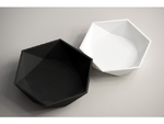  6gon design bowl  3d model for 3d printers