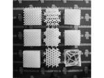 Modelo 3d de Las estructuras de celosía - mikrostrukturen para impresoras 3d