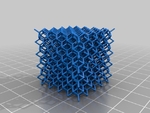 Modelo 3d de Las estructuras de celosía - mikrostrukturen para impresoras 3d