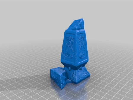 Modelo 3d de Piedra de los altos elfos para impresoras 3d