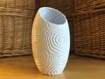  Ripple vase (ovoid)  3d model for 3d printers