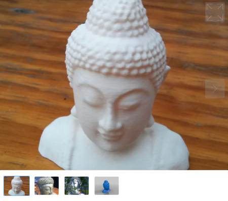 La cabeza de un Buda