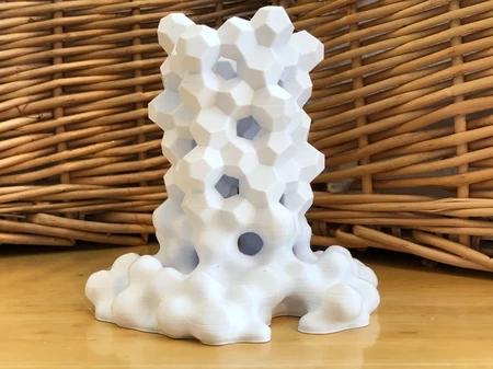  Weaire-phelan transition vase  3d model for 3d printers