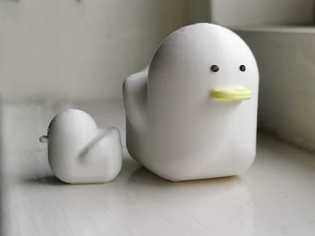  Cute duck  3d model for 3d printers