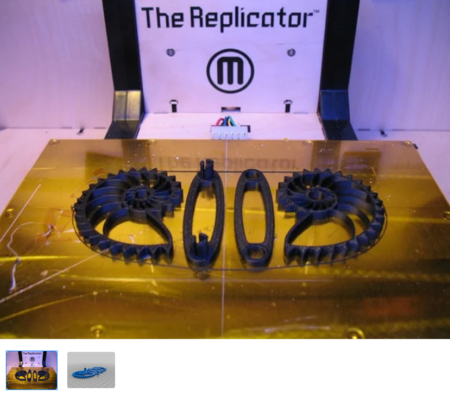  Nautilus gears - build plate  3d model for 3d printers
