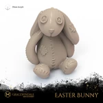  Easter bunny & eggs  3d model for 3d printers