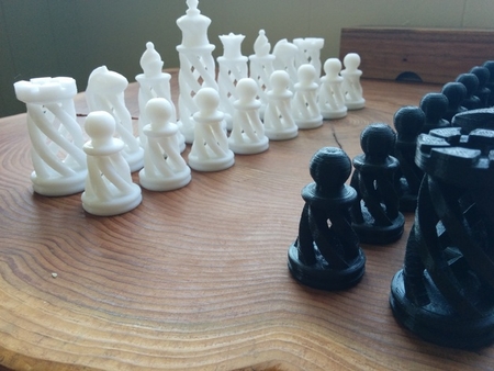 Spiral Chess Set