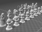 Modelo 3d de Pokemon ajedrez para impresoras 3d
