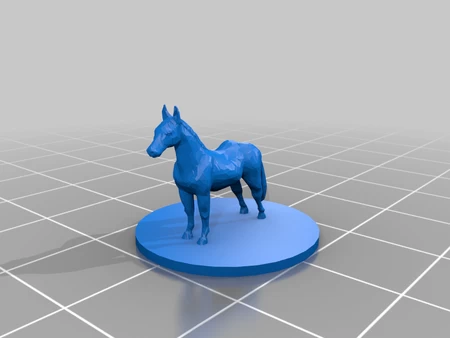  Horse  3d model for 3d printers