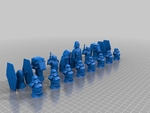  Star wars chess set  3d model for 3d printers