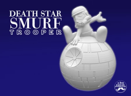 DEATH STAR SMURF TROOPER