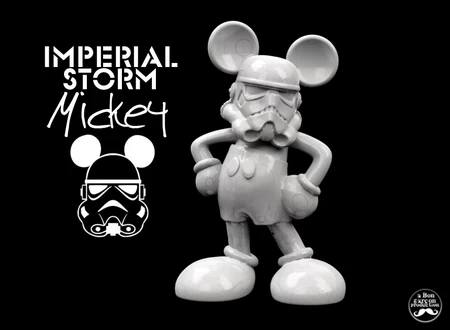  Imperial storm mickey -desktop disney trooper-  3d model for 3d printers