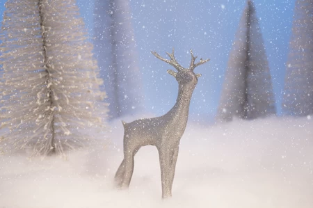  Youngster christmas deer  3d model for 3d printers