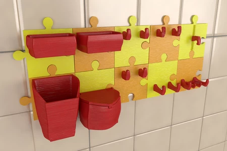  Puzzle for kitchen  3d model for 3d printers