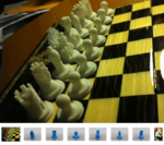 Modelo 3d de De bajo perfil thingiversal juego de ajedrez - primordial para impresoras 3d