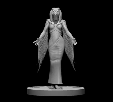  Wadjet - goddess of lower egypt  3d model for 3d printers