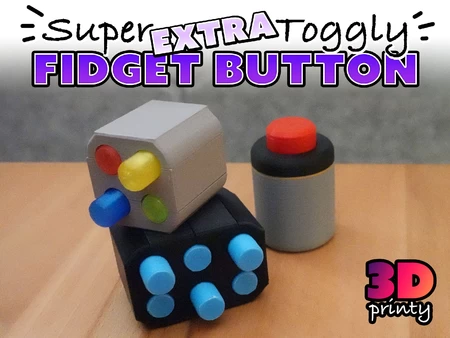 Botón de Fidget de Palanca Súper EXTRA